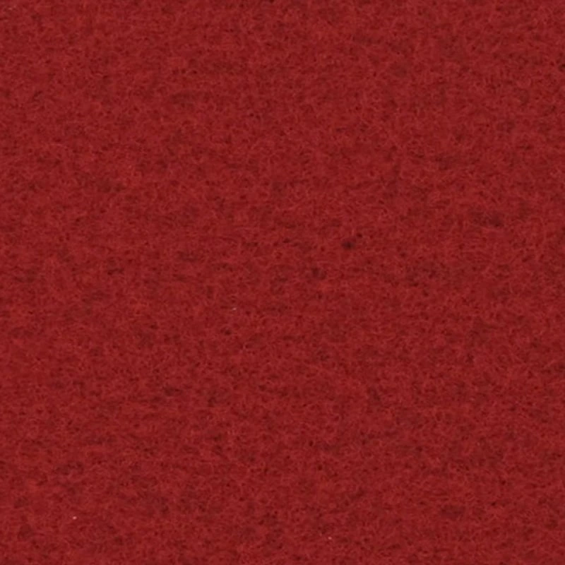 Rode loper met beschermingsfolie voor een nette afwerking