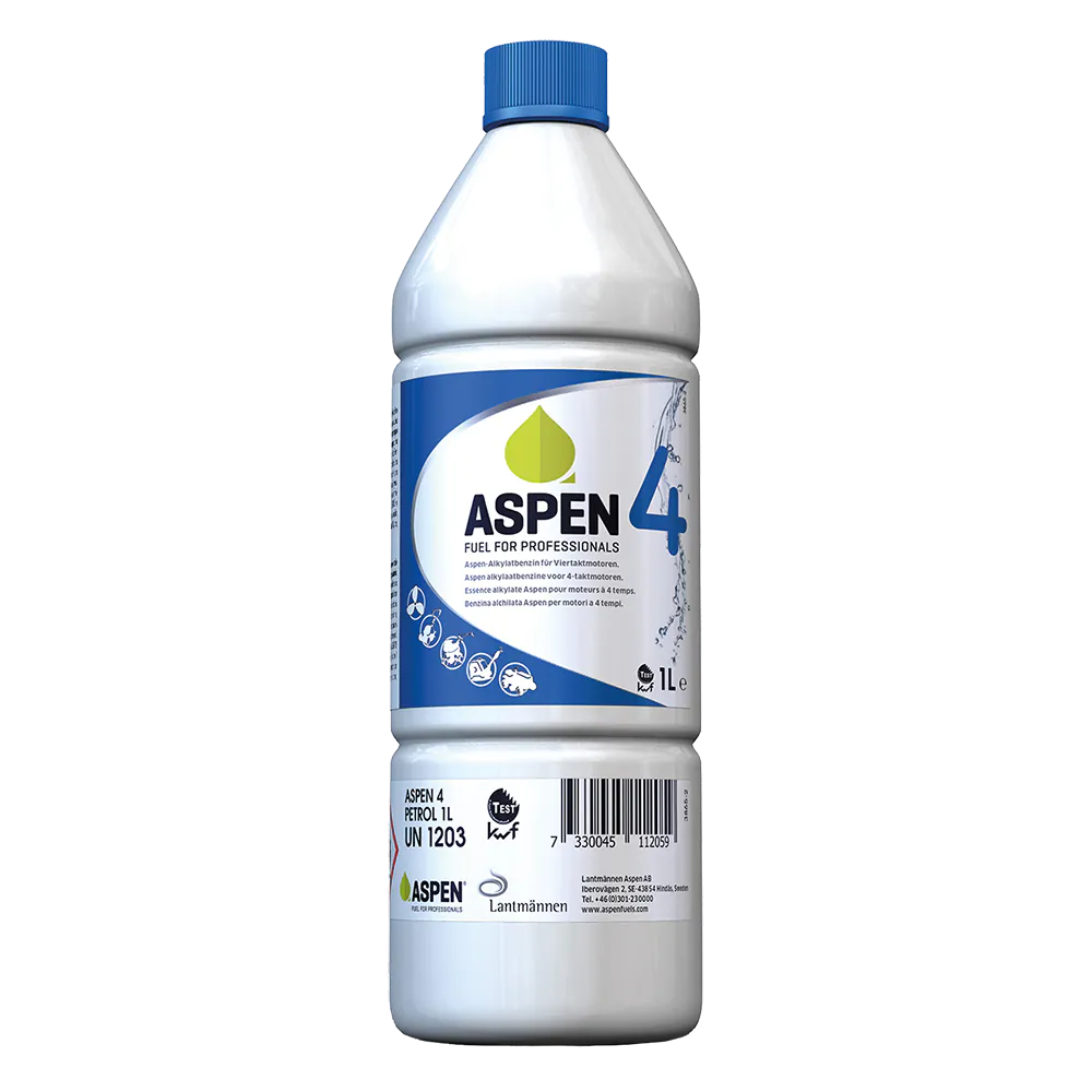 Aspen 4T Akylaat Benzine 1L Fles