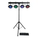 T-Bar Discolichten - 4 PAR-spots met DMX