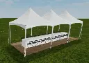 Vouwtent 3x9m - Wit